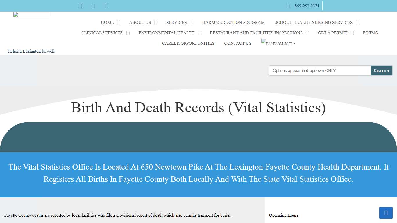 Birth and Death Records (Vital Statistics)